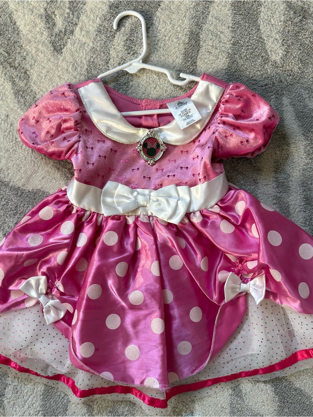 Disney Store Baby Minnie Mouse Costume Dress Size 18-24 months